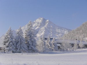 panorama vazon nevicata febbraio 2012 rifugio la chardouse