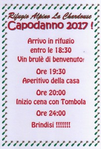 Capodanno al rifugio La Chardouse, Vazon Oulx
